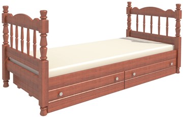 Кроватка Алёнка (Орех) с основанием в Чите