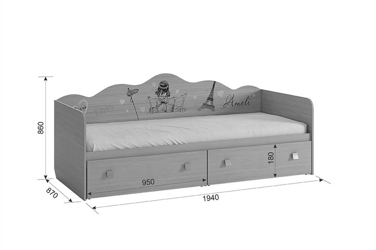Детская кровать-софа Амели в Чите - изображение 2