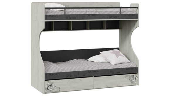 Детская 2-этажная кровать Оксфорд-2 ТД-399.11.01 в Чите - изображение