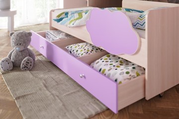 Детская 2-этажная кровать Соник 1.6 с ящиком, Венге в Чите - предосмотр 1
