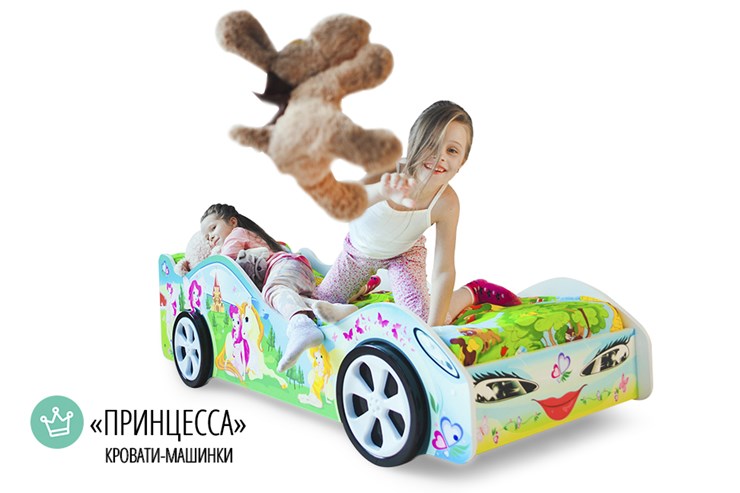 Детская кровать-машина Принцесса в Чите - изображение 3