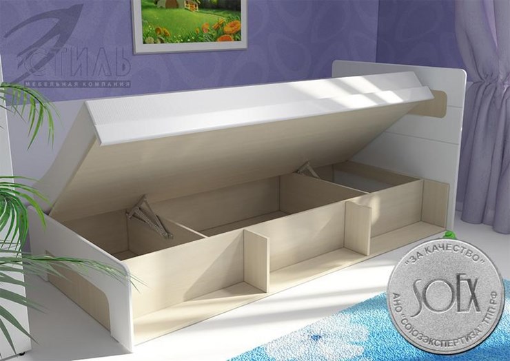 Кровать детская с механизмом Палермо-Юниор без вставок в Чите - изображение 2