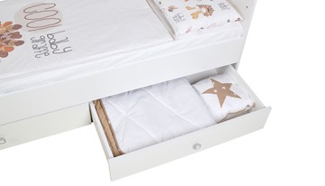 Детская кровать с комодом Фея 1100 Белый в Чите - предосмотр 10
