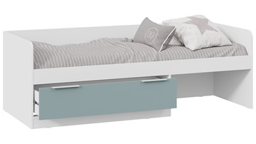 Кровать детская Марли Тип 1 (Белый/Серо-голубой) в Чите - предосмотр 1