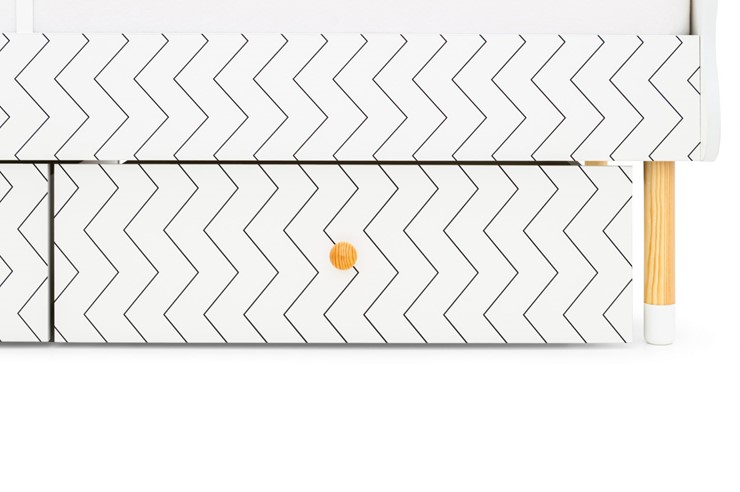 Кровать в детскую Stumpa Облако "Геометрия Зигзаги" в Чите - изображение 2