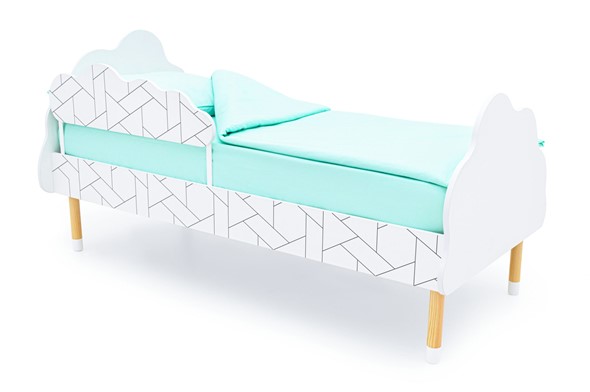Кроватка Stumpa Облако "Мозаика" в Чите - изображение