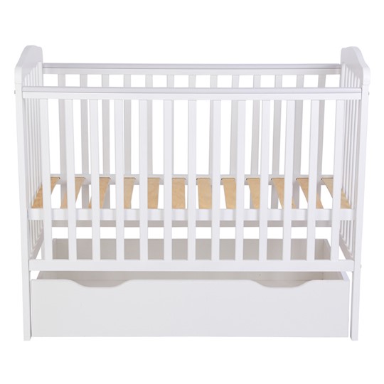 Кроватка для новорожденных POLINI Kids Simple 310-02 Белый в Чите - изображение 5