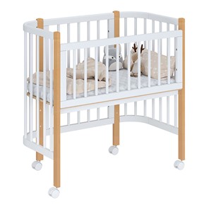 Детская кровать POLINI Kids Simple 105 Белый / Бук в Чите - предосмотр