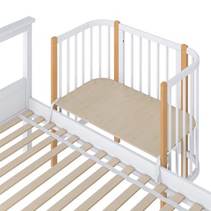 Детская кровать POLINI Kids Simple 105 Белый / Бук в Чите - предосмотр 3