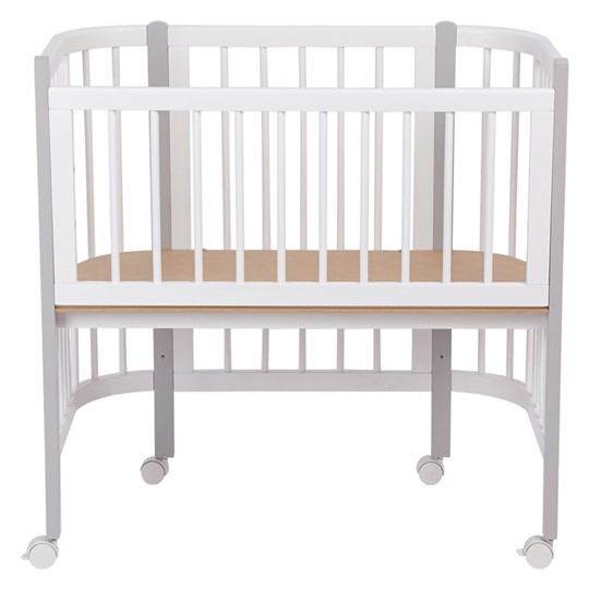Приставная кровать POLINI Kids Simple 105 Белый / Серый в Чите - изображение 3