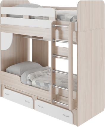 Двухъярусная детская кровать Остин М25 в Чите - изображение
