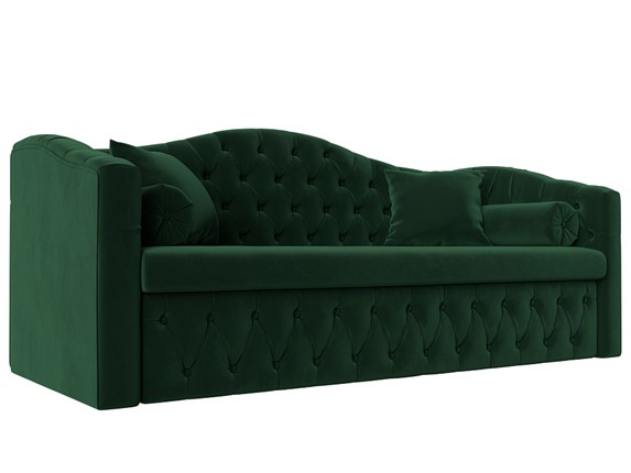 Диван-кровать Мечта, Зеленый (Велюр) в Чите - изображение
