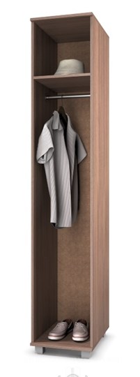 Одностворчатый шкаф Е-11, Анкор светлый/темный в Чите - изображение 1
