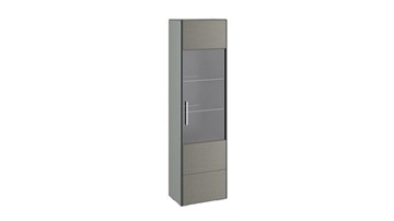 Шкаф Наоми для посуды, цвет Фон серый, Джут ТД-208.07.25 в Чите