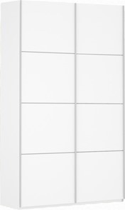 Шкаф Прайм (ДСП/ДСП) 1600x570x2300, белый снег в Чите