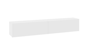Шкаф навесной Порто (366) ТД-393.12.21 (Белый жемчуг/Белый софт) в Чите