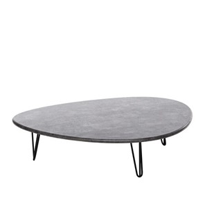 Журнальный столик Дадли (Черный/Серый бетон) в Чите - предосмотр 1