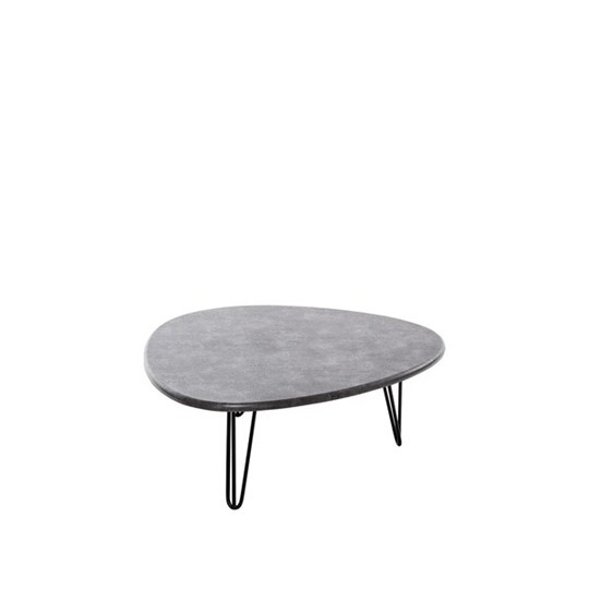 Журнальный столик Дадли (Черный/Серый бетон) в Чите - изображение 2