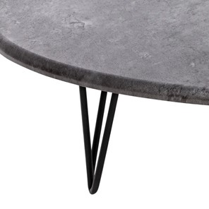 Журнальный столик Дадли (Черный/Серый бетон) в Чите - предосмотр 5