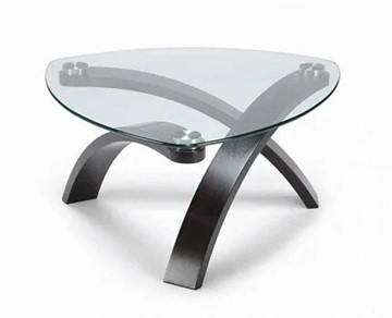Стеклянный столик Гурон 3 (венге структура) в Чите