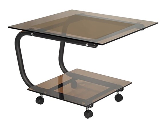 Стеклянный столик Дуэт 9 (черный-тонированное) в Чите - изображение