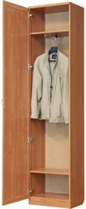Распашной шкаф 107 с выдвижной штангой, цвет Дуб Сонома в Чите - предосмотр 1