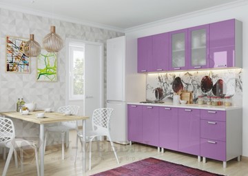 Модульный кухонный гарнитур Модерн, фиолетовый металлик в Чите