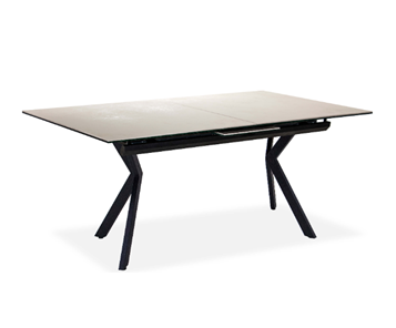 Кухонный раскладной стол Бордо 2CX 160х90 (Oxide Avorio/Графит) в Чите - предосмотр