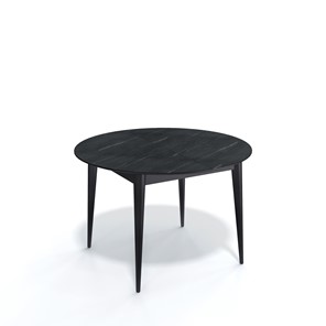 Раздвижной стол Kenner W1200 (Черный/Мрамор серый) в Чите