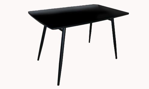 Стол на кухню Брик, черный в Чите - изображение