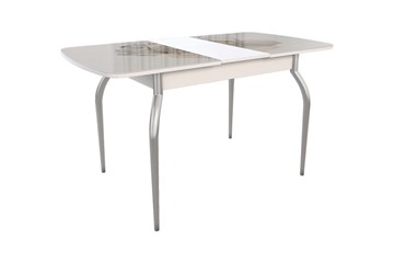 Раздвижной стол Танго, белый/геометрия в Чите - предосмотр 1
