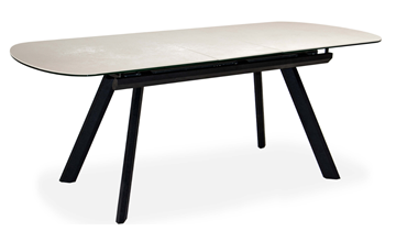 Кухонный стол раздвижной Шамони 2CQ 160х90 (Oxide Avorio/Графит) в Чите - предосмотр 1