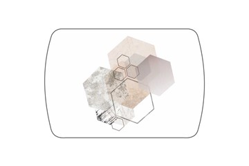 Раздвижной стол Танго, белый/геометрия в Чите - предосмотр 3
