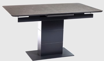 Кухонный стол раскладной Альер (140х80) столешница МДФ + пластик ARPA в Чите