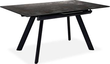 Обеденный раздвижной стол Бордо 1CQ 140х85 (Oxide Nero/Графит) в Чите