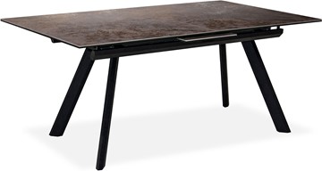 Кухонный раскладной стол Бордо 3CQ 180х95 (Oxide Moro/Графит) в Чите - предосмотр