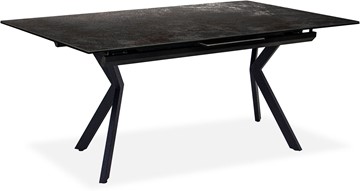 Обеденный раздвижной стол Бордо 3CX 180х95 (Oxide Nero/Графит) в Чите - предосмотр