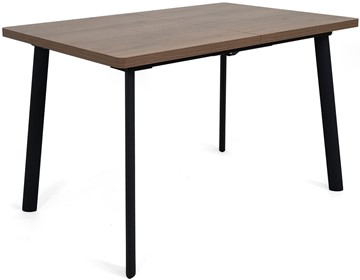 Кухонный стол раздвижной Дали-2L(ноги черные, дуб табако) в Чите - предосмотр