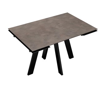Кухонный раздвижной стол DikLine DM120 Хромикс бронза / опоры черные в Чите - предосмотр 3