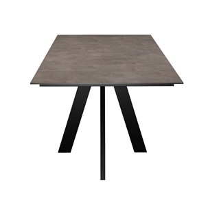 Кухонный раздвижной стол DikLine DM120 Хромикс бронза / опоры черные в Чите - предосмотр 6