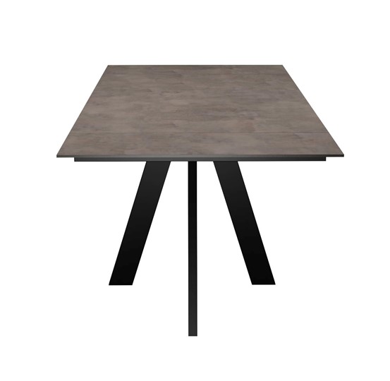 Кухонный раздвижной стол DikLine DM120 Хромикс бронза / опоры черные в Чите - изображение 6
