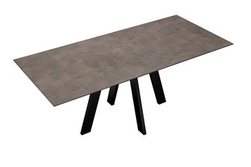 Кухонный раздвижной стол DikLine DM120 Хромикс бронза / опоры черные в Чите - предосмотр 7