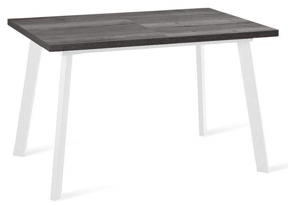 Кухонный стол раздвижной Dikline HB120 Сосна Пасадена/ножки белые в Чите - изображение
