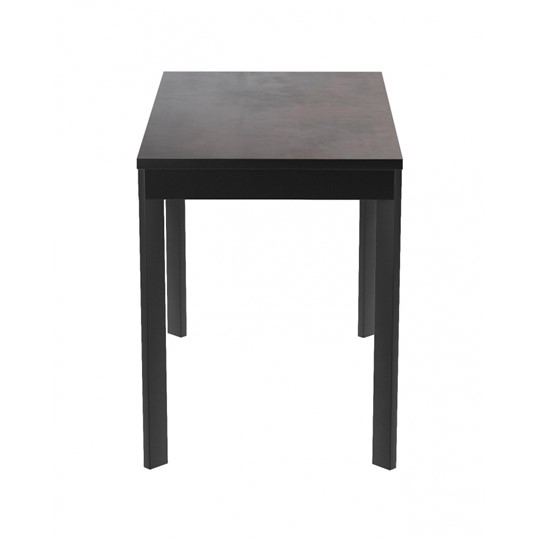 Обеденный раздвижной стол Dikline L110 Хромикс бронза/ножки черные в Чите - изображение 1