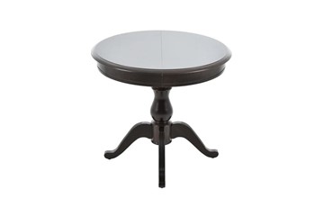 Кухонный раскладной стол Фабрицио-1 Круг 900, (Тон 8 - Венге натуральный) Морилка/Эмаль в Чите