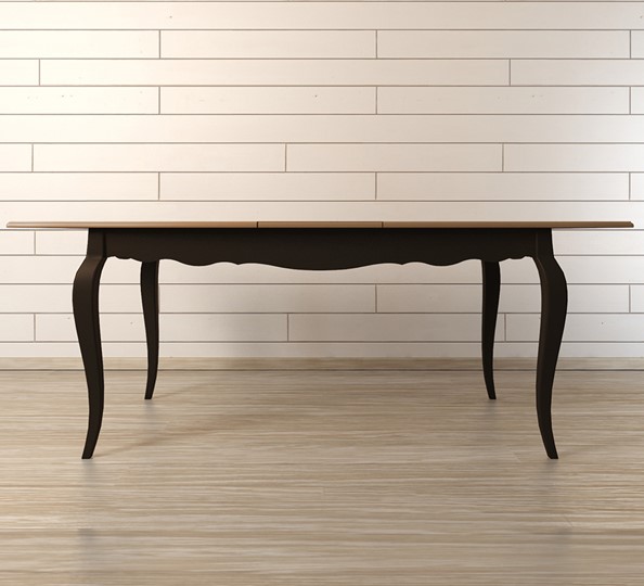 Кухонный стол раздвижной Leontina (ST9338BLK) Черный в Чите - изображение 1