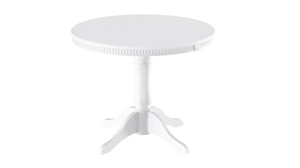 Кухонный раздвижной стол Орландо Т1, цвет Белый матовый (Б-111.02.1) в Чите - изображение