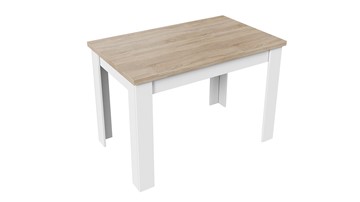 Кухонный раскладной стол Промо тип 4 (Белый/Дуб сонома светлый) в Чите