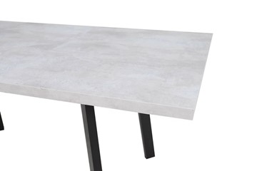 Раздвижной стол Робин, опоры прямые, цемент светлый в Чите - предосмотр 3