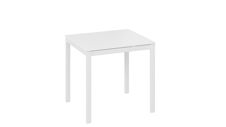 Кухонный стол раскладной Слайд тип 1 (Белый матовый, Белый) в Чите - изображение 2